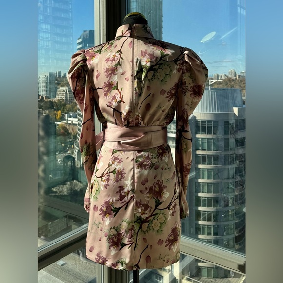 🆕 BRONX & BANCO 🧿 NWOT Noel Sakura Long Sleeve Mini Dress - Size XS / US 2 - Picture 7 of 15